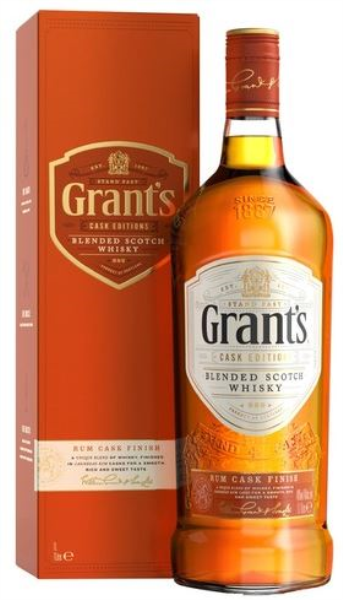 Grant's Rum Cask Finish 1L 40° (NR) GBX x12