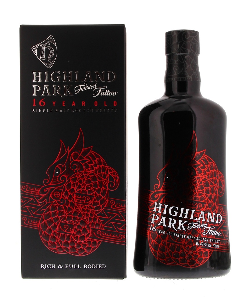 Highland Park 16 YO Twisted Tattoo Limited Edition 70cl 46,7° (R) GBX x6