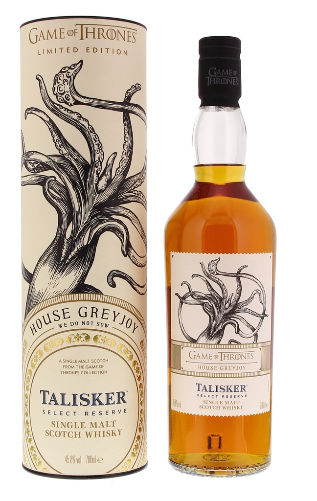 House Grey Joy & Talisker Game of Thrones 70cl 45,8° (R) GBX x6