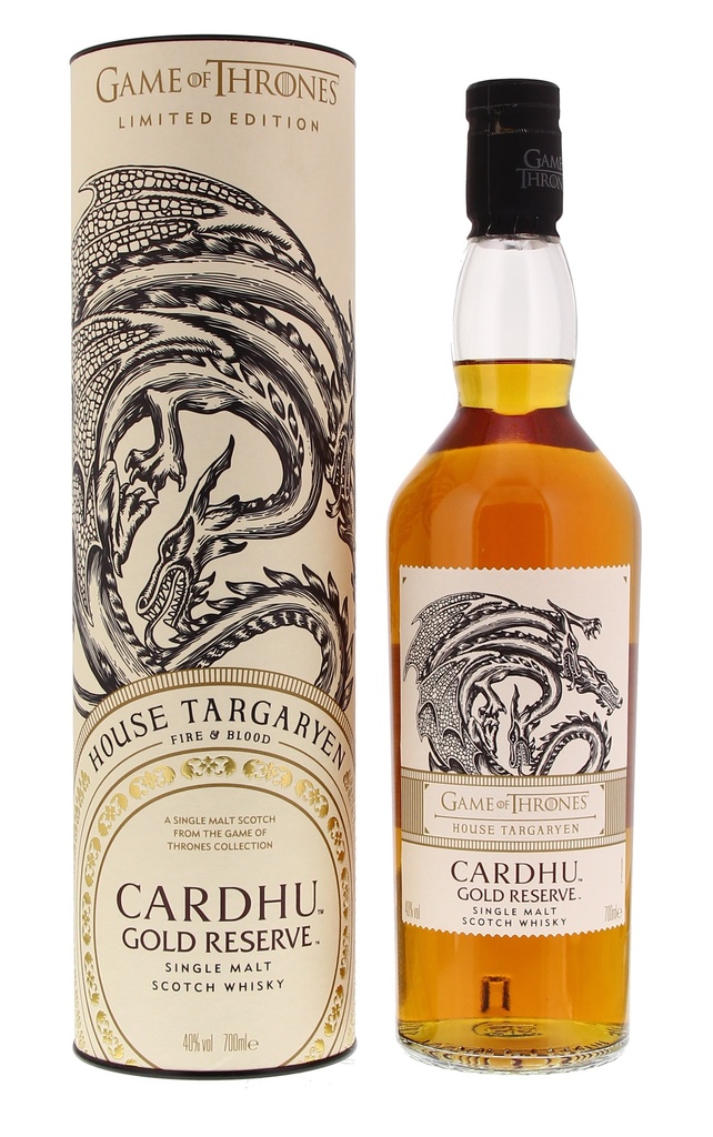 House Targaryen & Cardhu Game of Thrones 70cl 40° (R) GBX x6