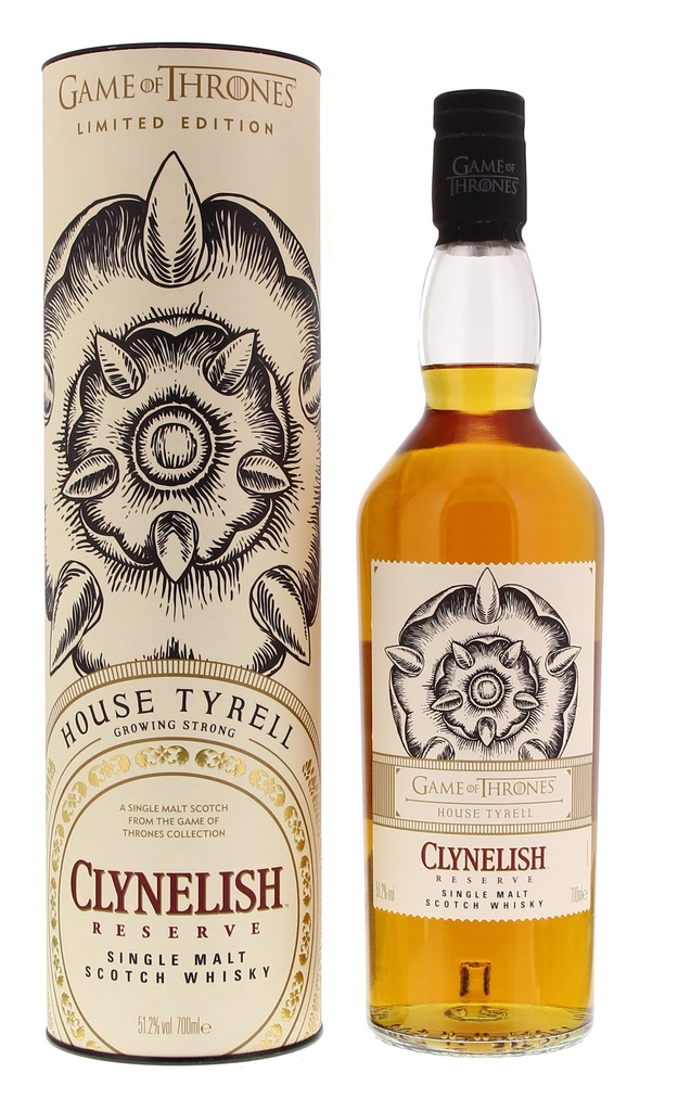 House Tyrell & Clynelish Game of Thrones 70cl 51,2° (R) GBX x6
