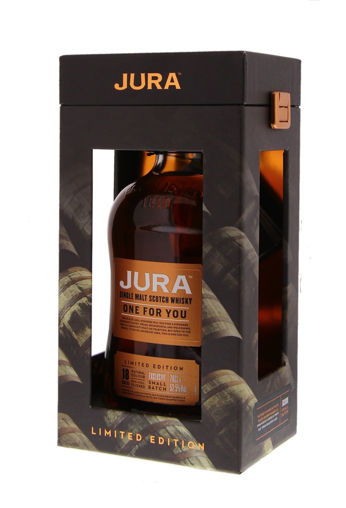 Isle of Jura 18 Years "One For You" 70cl 52,5° (R) GBX x6