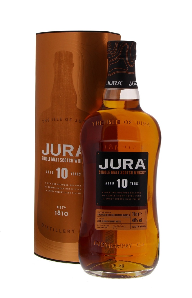 Isle of Jura 10 YO 70cl 40° ( New bottle ) (R) GBX x6