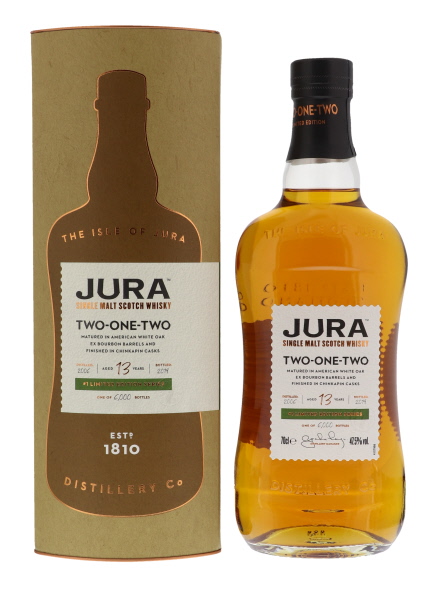 Isle Of Jura 13 Years 212 Two-one-Two 70cl 47.5° (R) GBX x6