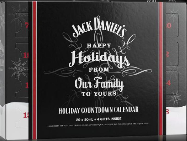 Jack Daniel's Xmas Calendar 20 x 5cl + 1 glass 5cl 38,5° (NR) GBX x20