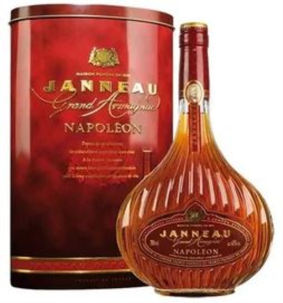 Janneau Napoleon 70cl 40° + Tin GBX (NR) GBX x6
