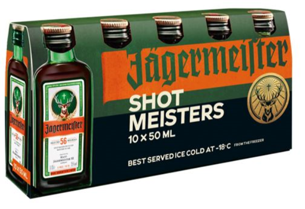 Jägermeister Shot Meisters (10x5cl) 35° (NR) x10