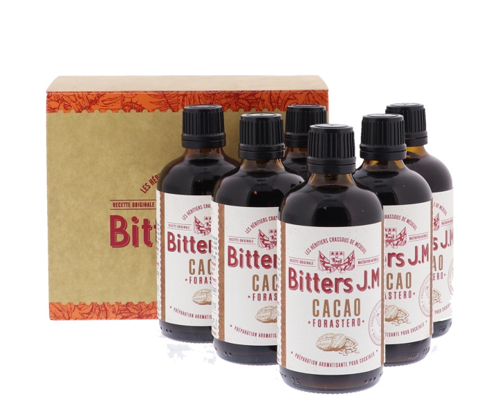 J.M. Cacao Bitter 10cl 48,6° (NR) x36