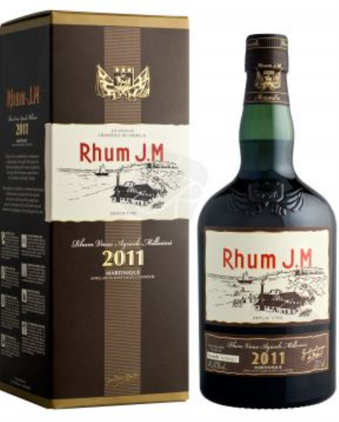 J.M Rhum Très Vieux Millésime 2011 70cl 41,87° (R) GBX x6