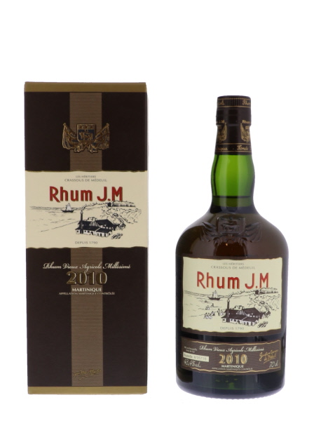 J.M Rhum Très Vieux Millésime 2010 70CL 43,4° (NR) GBX x6