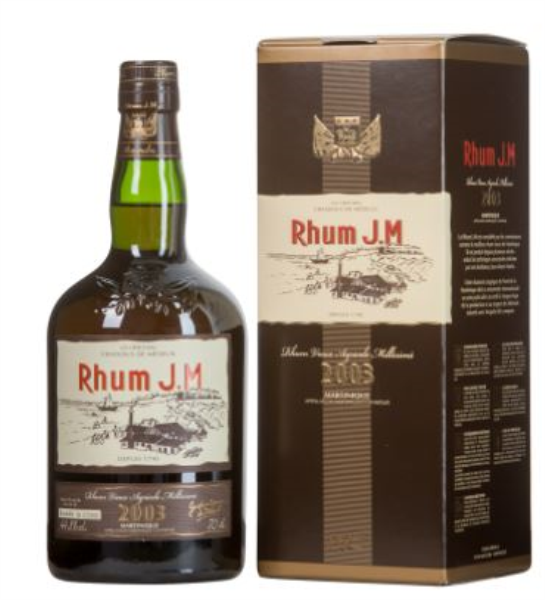 J.M Rhum Agricole Tres Vieux Millesime 2003 70cl 41,8° (NR) GBX x6