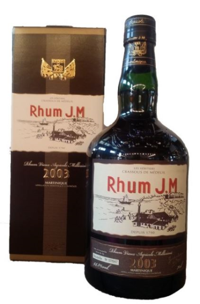 J.M Vintage 2003 Hors d'Âge 15 YO 70cl 41,8° (R) GBX x6