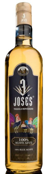 3 Josés Tequila Reposado 100% Agave Azul 70cl 40° (R) x6