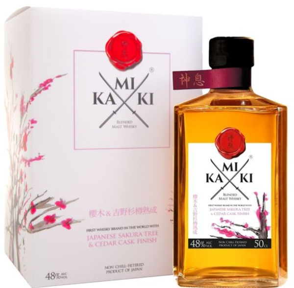 Kamiki Sakura Wood Finish 50cl 48° (R) GBX x6