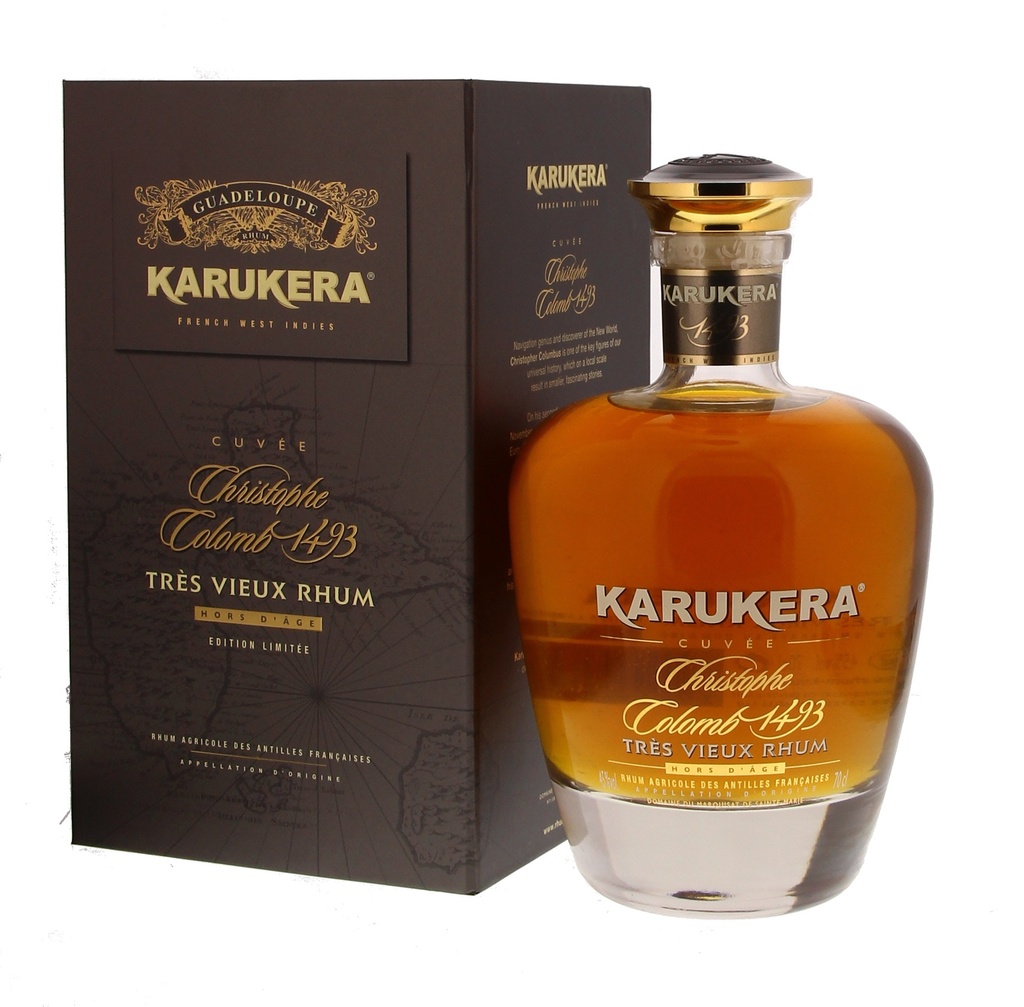 Karukera Hors D'Age Cuvée Chr. Colomb 70cl 45° (R) GBX x4