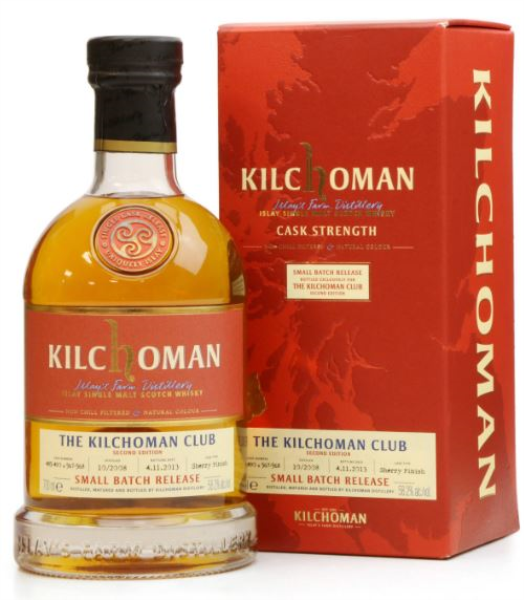 Kilchoman Small Batch 2nd Release Bourbon / Oloroso Sherry 70cl 47,1° (R) GBX x6