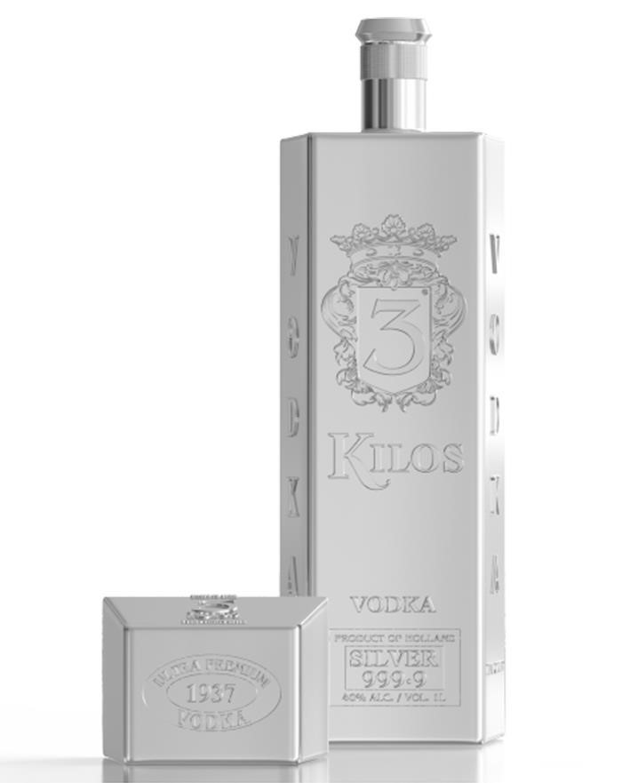 3 Kilos Silver 100cl 40° (NR) x6