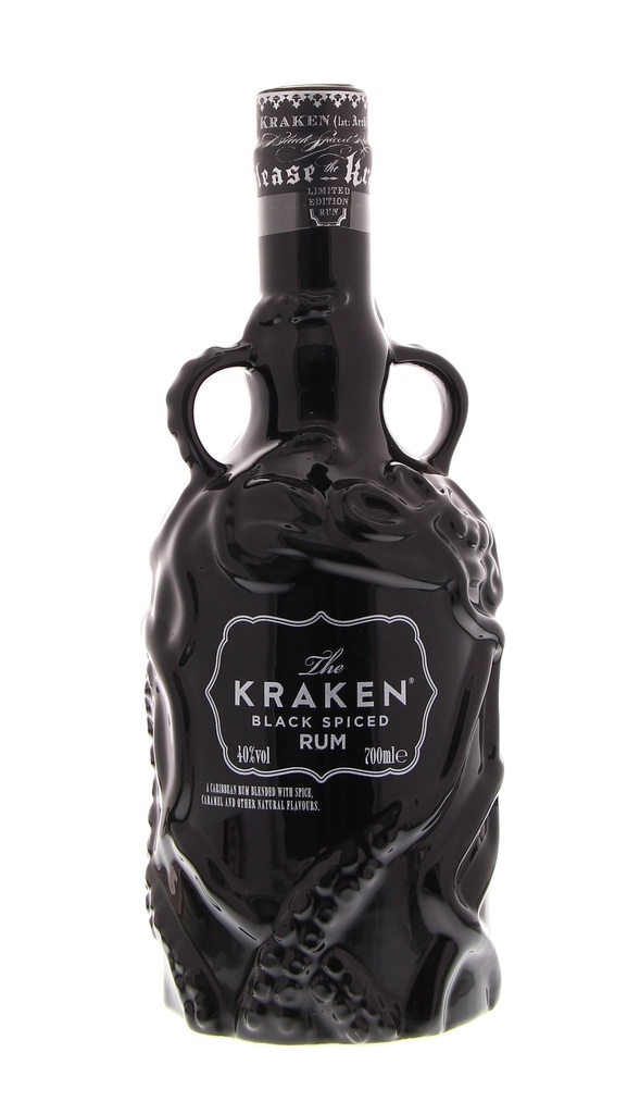 Kraken Black Spiced Rum "The Salvaged Bottle" Ceramic Limited Edition 70cl 40° (R) x6