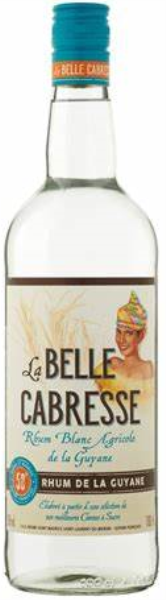 La Belle Cabresse Rhum Blanc Agricole de Guyane 100cl 50° (R) x6