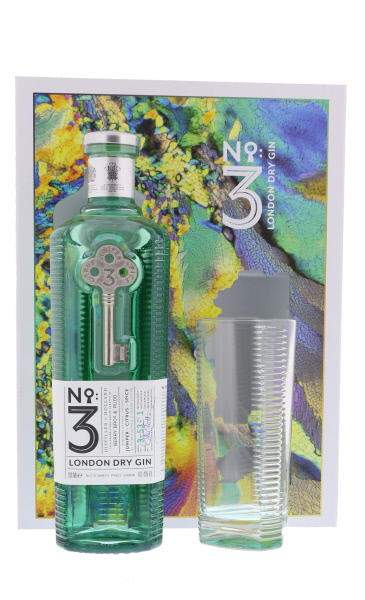 London N°3 Dry Gin Glasspack 70cl 46° (R) GBX x6
