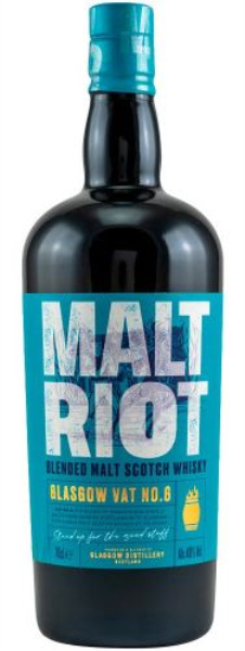 Malt Riot Glasgow Blended 70cl 40° (NR) x6