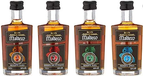 Malteco Special Giftpack (10 YO +15 YO +20 YO +25 YO ) Miniatures 40° X 5cl (R) x12