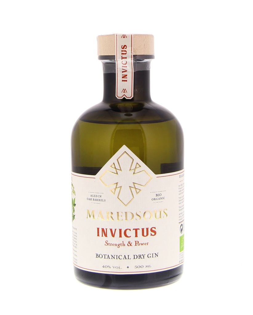 Maredsous Invictus - Organic Gin 50cl 40° (R) x6