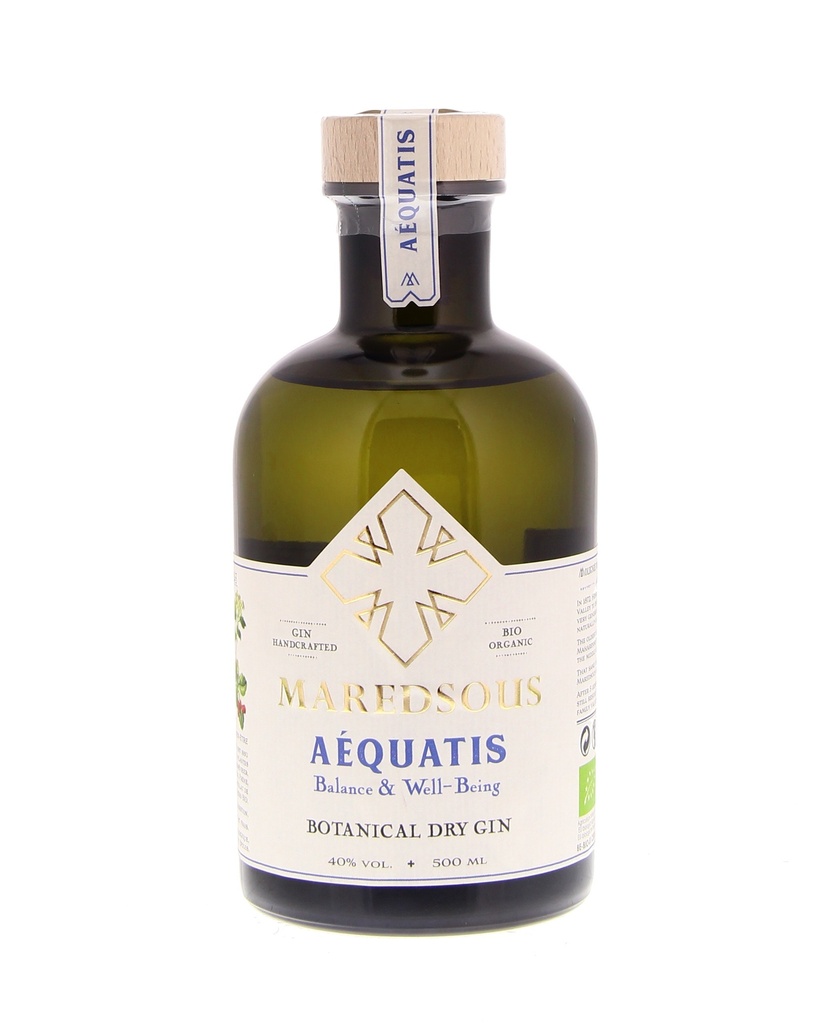 Maredsous Aéquatis - Organic Gin 50cl 40° (R) x6