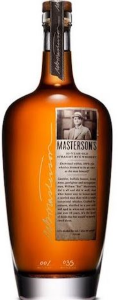 Masterson's 10 YO Straight Rye 70cl 45° (R) x6
