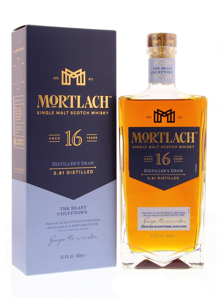 Mortlach 16 YO 70cl 43,4° (R) GBX x6