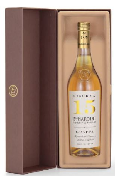 Nardini Grappa Riserva 15 anni 70cl 45° (R) GBX x4