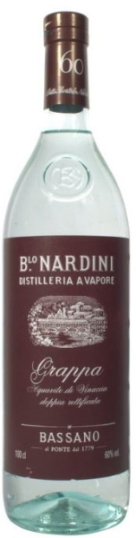 Nardini Grappa Bianca 60 100cl 60° (R) x6