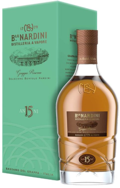 Nardini Grappa Riserva Selezione 15 anni 70cl 45° (NR) GBX x6