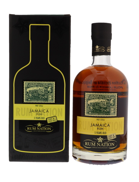 Nation Jamaica 5 Years 70cl 50° (R) GBX x6