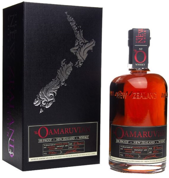 New Zealand Whisky 18 YO Oamaruvian 100 Proof 50cl 50° (R) GBX x6