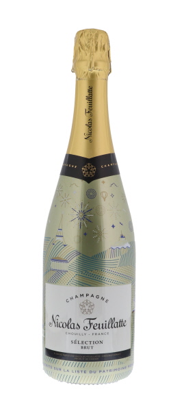 Nicolas Feuillatte Brut Réserve Sleeve 75cl 11,5°  (R) x6