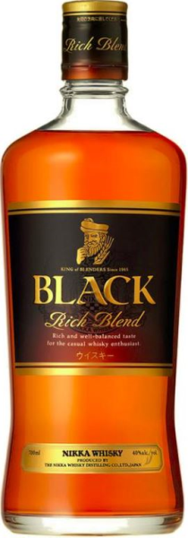 Nikka Black Rich Blend 70cl 40° (R) x12