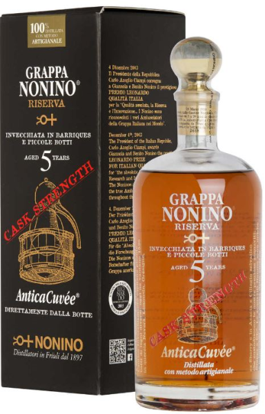 Nonino Grappa Antica Cuvée Cask Strength 70cl 59,9° (R) GBX x6