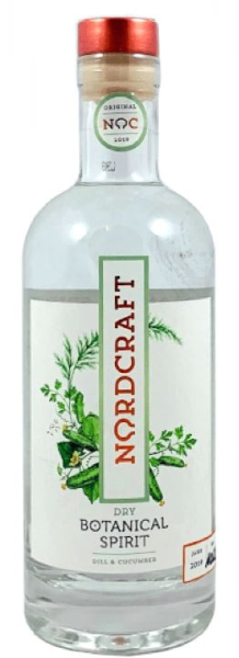 Nordcraft Dry Botanical Spirit Dill & Cucumber 70cl 43° (R) x6
