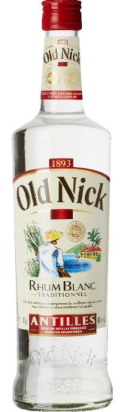 Old Nick White Rum 70cl 40° (R) x6