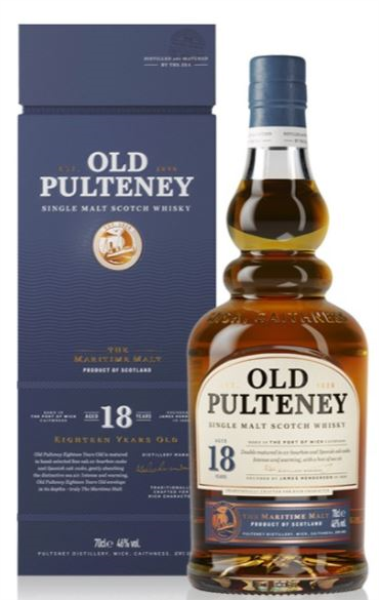 Old Pulteney 18 YO 70cl 46° (R) GBX x6