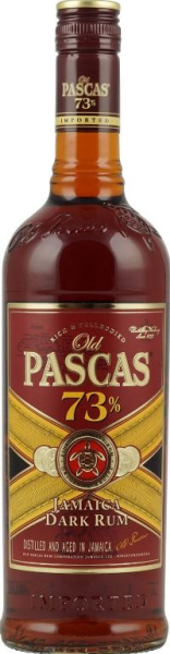 Old Pascas Brown Jamaica Rum 100cl 73° (R) x6