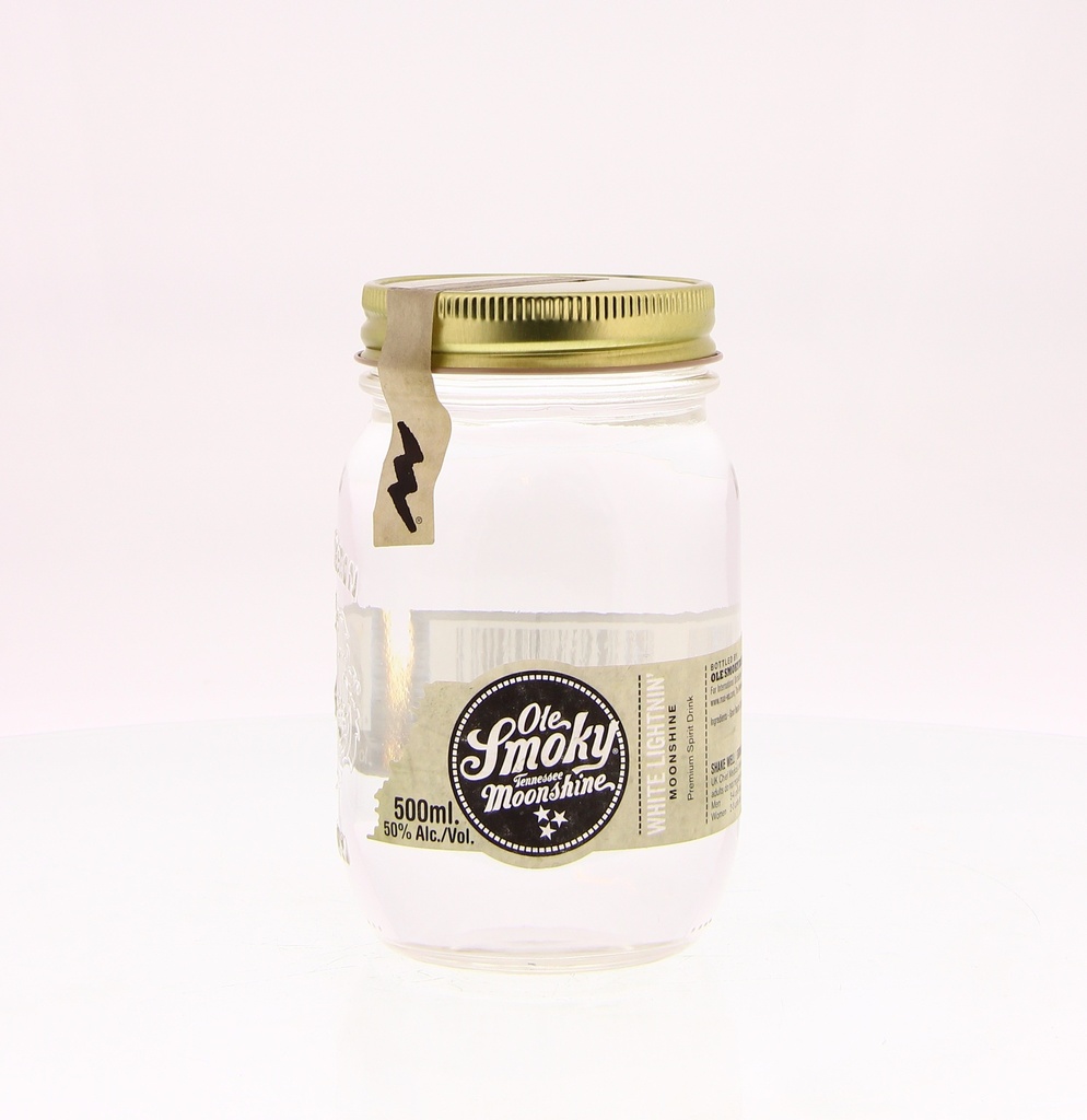 Ole Smoky Moonshine White Lightnin 50cl 50° (R) x12