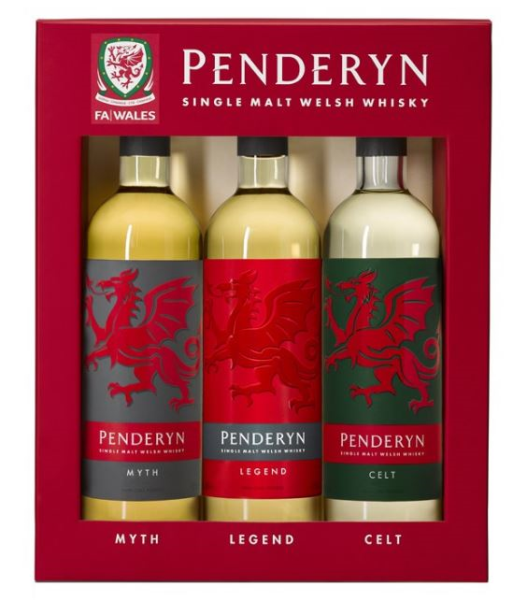 Penderyn Tripack 41° 3 x 20cl + GBX (R) x6