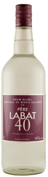 Pere Labat Rhum Blanc 70cl 40° (R) x6