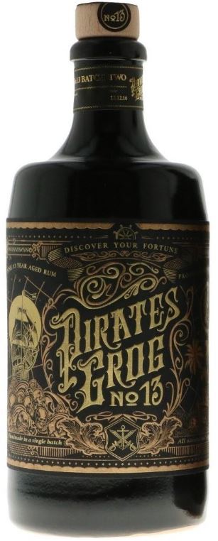 Pirate's Grog No.13 - Single Batch YO Aged 70cl 40° (R) x6