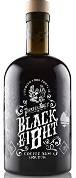 Pirate's Grog Black Ei8Ht Coffee Rum Liqueur 50cl 25° (R) x6