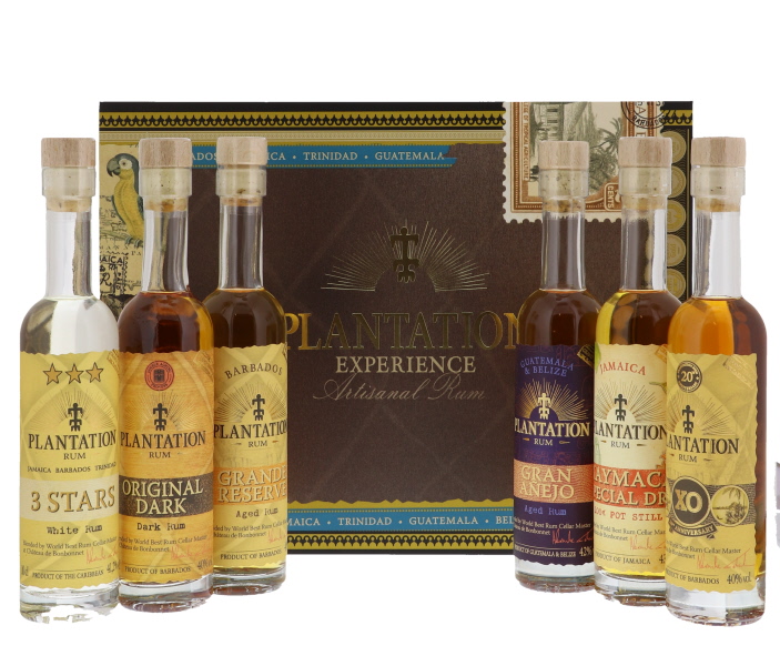 Plantation Rum Experience Giftpack 6 10cl 41,03°  (R) GBX x6