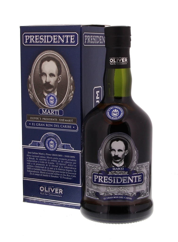 Presidente Marti Gran Anejo 70cl 40° (R) GBX x6