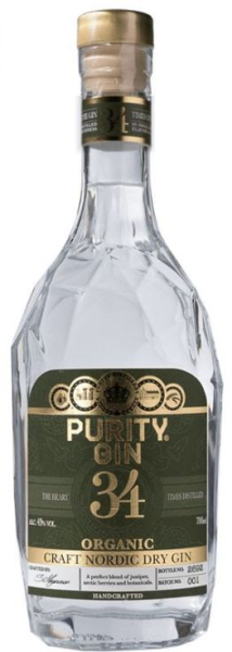 Purity Organic Craft Nordic 70cl 43° (NR) x6